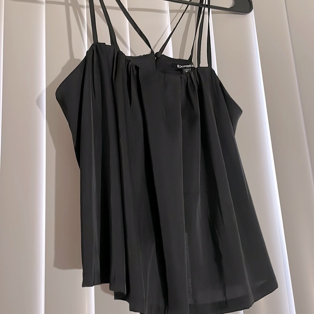 Black 98%polyester 4% expanded shirt